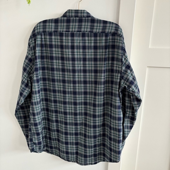 IZOD Saltwater Men's Relaxed Classics Long Sleeve Plaid Button Down XL - Picture 5 of 8